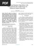 Integrating Quantum Algorithms With Gravitational-Wave Metrology For Enhanced Signal Detection