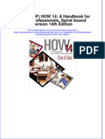 Full Download PDF of (Ebook PDF) HOW 14: A Handbook For Office Professionals, Spiral Bound Version 14th Edition All Chapter