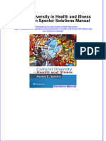 Instant Download PDF Cultural Diversity in Health and Illness 9th Edition Spector Solutions Manual Full Chapter