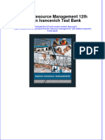 (Download PDF) Human Resource Management 12th Edition Ivancevich Test Bank Full Chapter