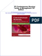 Full Download PDF of (Ebook PDF) Contemporary Nursing: Issues, Trends, & Management 7th Edition All Chapter