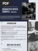 Highlights of Bhartiya Nyaya Sanhita