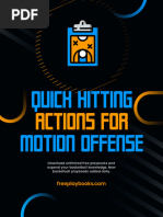 Quick Hitting Actions For Motion Offense