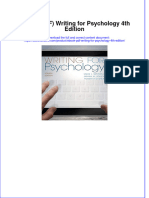 Full Download PDF of (Ebook PDF) Writing For Psychology 4th Edition All Chapter