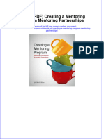 Full Download PDF of (Ebook PDF) Creating A Mentoring Program Mentoring Partnerships All Chapter