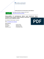 Vulnerability of Sub-Saharan Africa and Southeast Asian Countries Due To The Carbon Dioxide Emissions: An Assessment Based On The STIRPAT Model