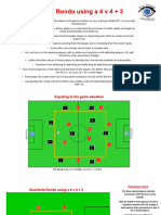 Guardiola Rondo Using A 4 V 4 3 Full Presentation