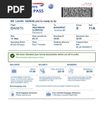 Boarding Pass BA0870 LHR BUD 051