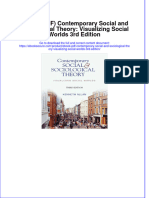 Full Download PDF of (Ebook PDF) Contemporary Social and Sociological Theory: Visualizing Social Worlds 3rd Edition All Chapter