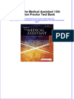 (Download PDF) Kinns The Medical Assistant 13th Edition Proctor Test Bank Full Chapter