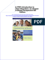 Full Download PDF of (Ebook PDF) Introduction To Communication Disorders: A Lifespan Evidence-Based Perspective 6th Edition All Chapter