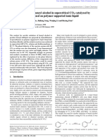 Aerobic Oxidation of Benzyl Alcohol in Supercritical CO2 Catalyzed by Perruthenate Immobilized On Polymer Supported Ionic Liquid