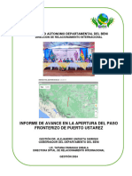 Informe Tecnico Avance Puerto Ustarez