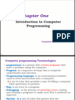 Chapter 1 - Computer Programming