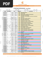 EXTENSIVO 2024 - EnEM - Cronograma de Aulas