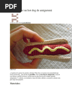 Cómo Hacer Un Hot Dog de Amigurumi