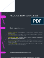 Production Analysis