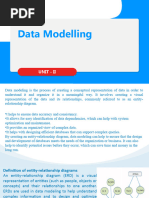 Data Modelling