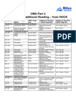 CMA Part 2 HOCK Book Reference