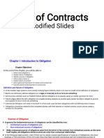 Law of Contracts: Modified Slides