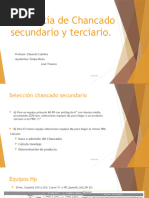 Ayudantía Chancado Secundario y Terciario