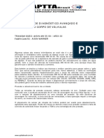 AW 55-50 - Informação de Diagnóstico Avançado e Corpo de Válvulas