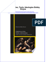 Temporalities Texts Ideologies Bobby Xinyue Full Chapter PDF