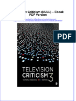 Television Criticism Null Version Full Chapter PDF