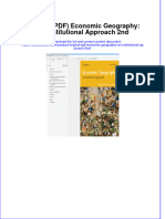 Full Download PDF of (Original PDF) Economic Geography: An Institutional Approach 2nd All Chapter