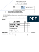 Evaluación Tercer Trimestre - M