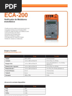 Hoja de Datos Eca-200