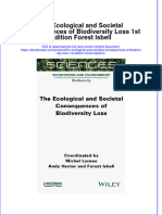 The Ecological and Societal Consequences of Biodiversity Loss 1St Edition Forest Isbell 2 Full Chapter PDF