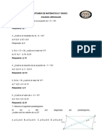 Cuestionario para Certamen de Matematica 8°