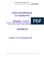 Clinical Establishment Act Hospital Level 4