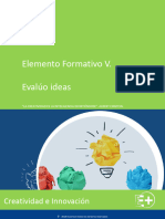 EF - V - Creatividad e Innovación - Evalúo - Ideas - V.2.0