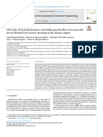 CFD Study of The Hydrodynamics and Biofilm Growth Effect of An Anaerobic Inverse Fluidized Bed Reactor Operating in The Laminar Regime