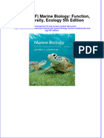 (Ebook PDF) (Ebook PDF) Marine Biology: Function, Biodiversity, Ecology 5th Edition All Chapter