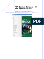 Full Download PDF of (Original PDF) Deviant Behavior 11th Edition by Erich Goode All Chapter