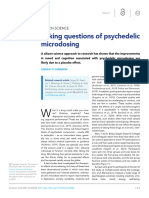 Asking Questions of Psychedelic Microdosing