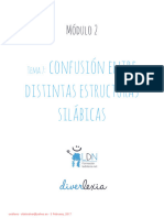 Curso Diverlexia Inversiones y Confusión Entre Las Distintas Estructuras Silábicas