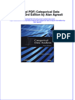 Full Download PDF of (Original PDF) Categorical Data Analysis 3rd Edition by Alan Agresti All Chapter