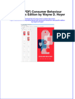 Full Download PDF of (Ebook PDF) Consumer Behaviour Asia-Pacific Edition by Wayne D. Hoyer All Chapter