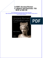 Full Download PDF of (Ebook PDF) Ancient Roman Civilization: History and Sources: 753 BCE To 640 CE All Chapter