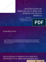 Investigación de Mercado en El Mercado Dominicano (2