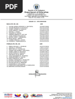 Consolidated Masterlist For Certificate of Completers