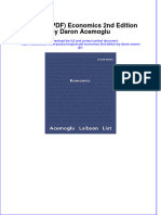 Full Download PDF of (Original PDF) Economics 2nd Edition by Daron Acemoglu All Chapter