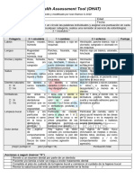 Oral Health Assessment Tool en ESPAÑOL Por IRG