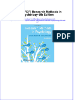 Full Download PDF of (Ebook PDF) Research Methods in Psychology 6th Edition All Chapter