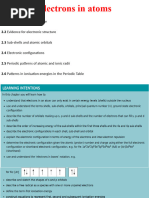 Chapter 2-Electrons in Atoms