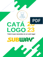 Catálogo Subway 2023 CNS - NUEVO